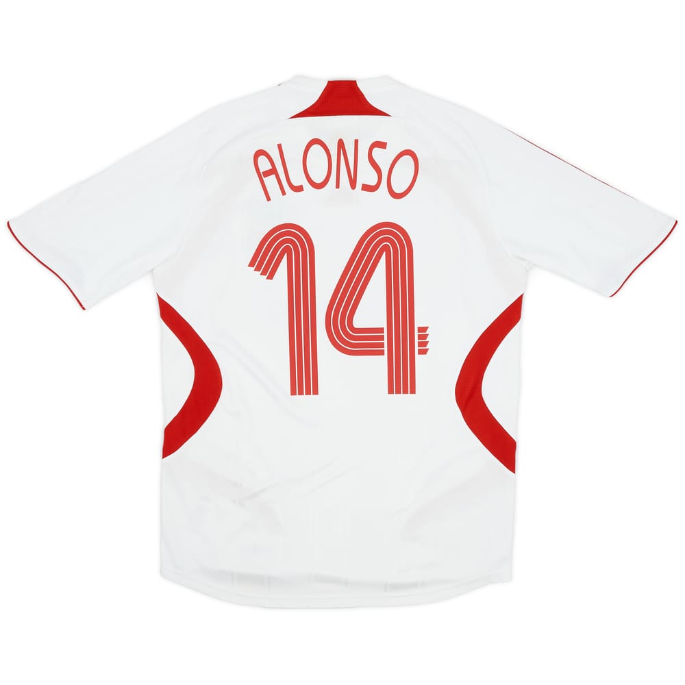 2007-08 Liverpool Away Shirt Alonso #14 - 8/10 - (M)