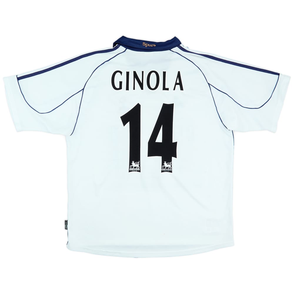 1999-01 Tottenham Home Shirt Ginola #14 - 8/10 - (L)