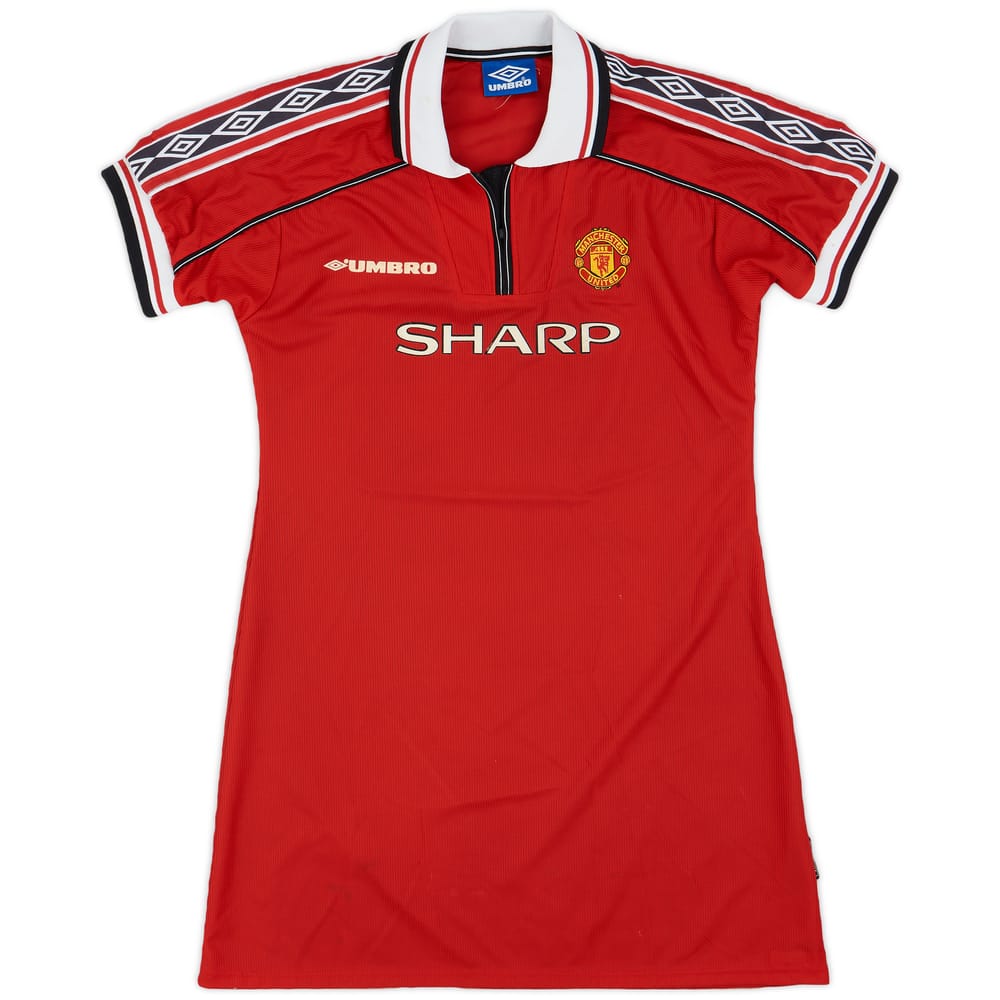 1998-00 Manchester United Dress Shirt - 6/10 - (M)