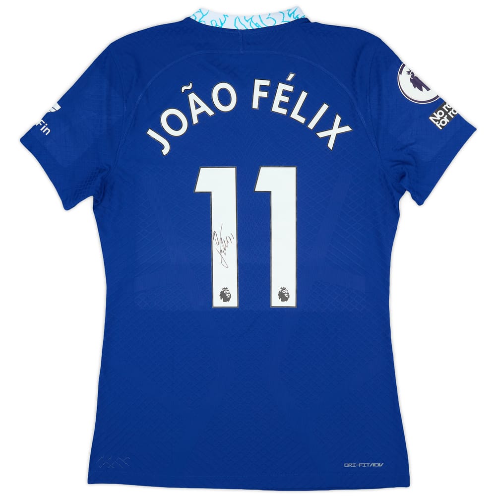 2022-23 Chelsea Match Issue Signed Home Shirt Joao Felix #11