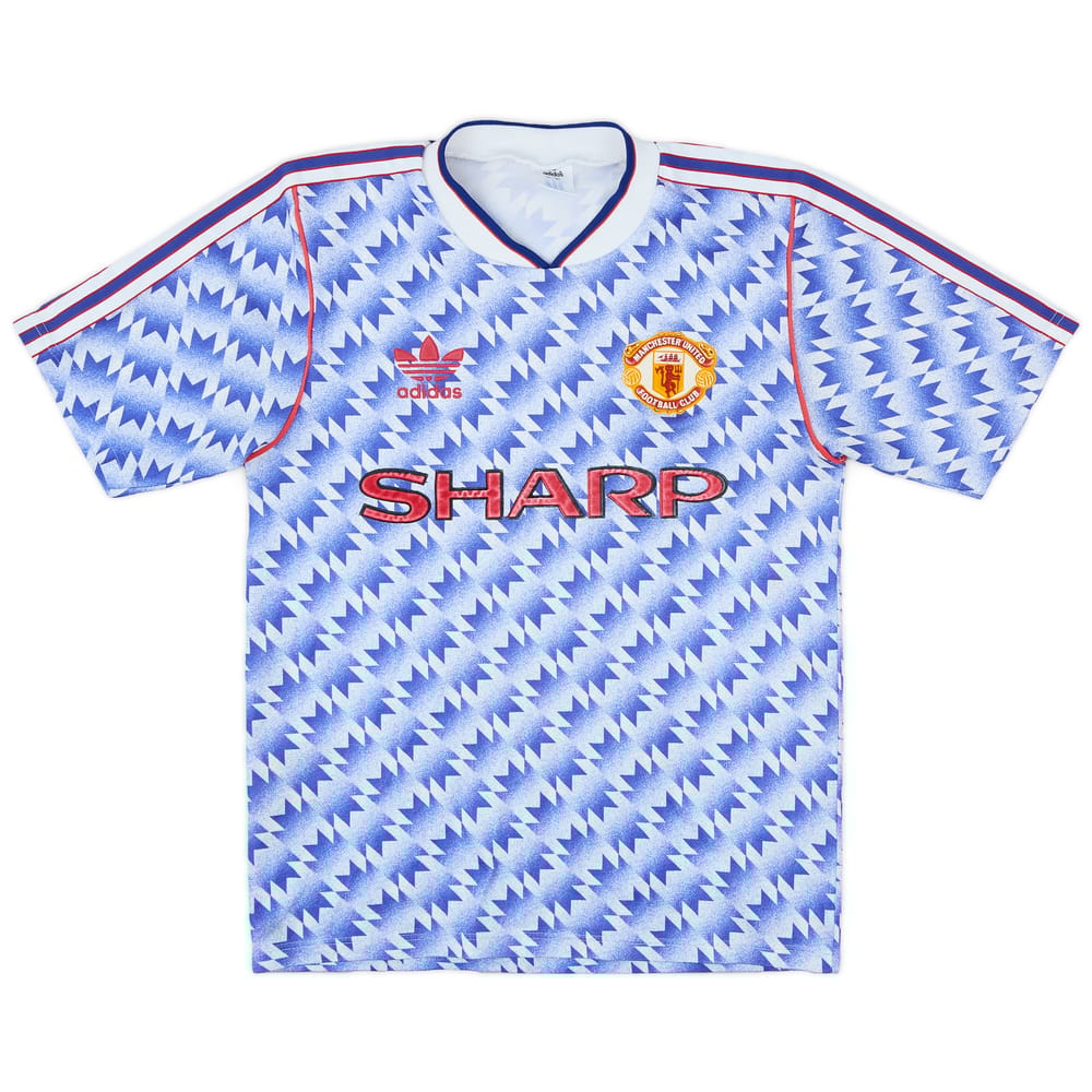 1990-92 Manchester United Away Shirt - 8/10 - (S)