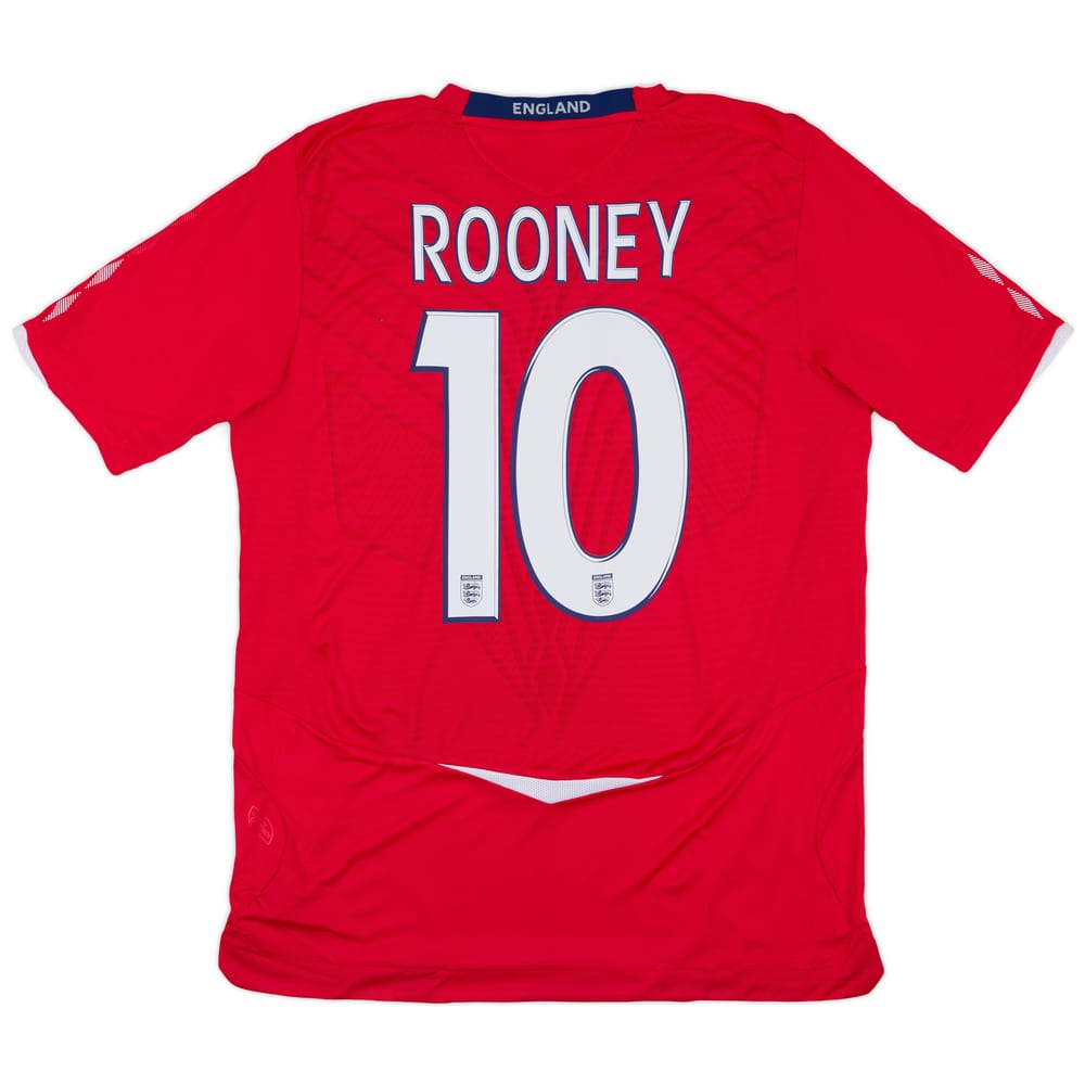 2008-10 England Away Shirt Rooney #9 - 7/10 - (L)