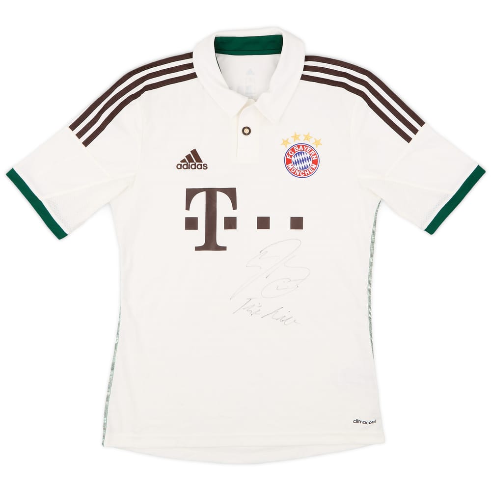2013-14 Bayern Munich Signed Away Shirt - 9/10 - (S)