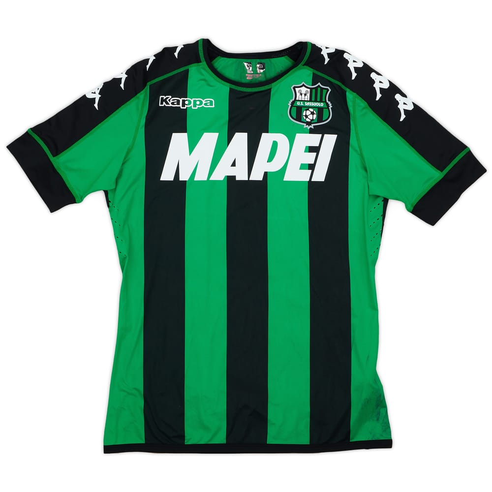 2016-17 Sassuolo Authentic Home Shirt - 6/10 - (L)