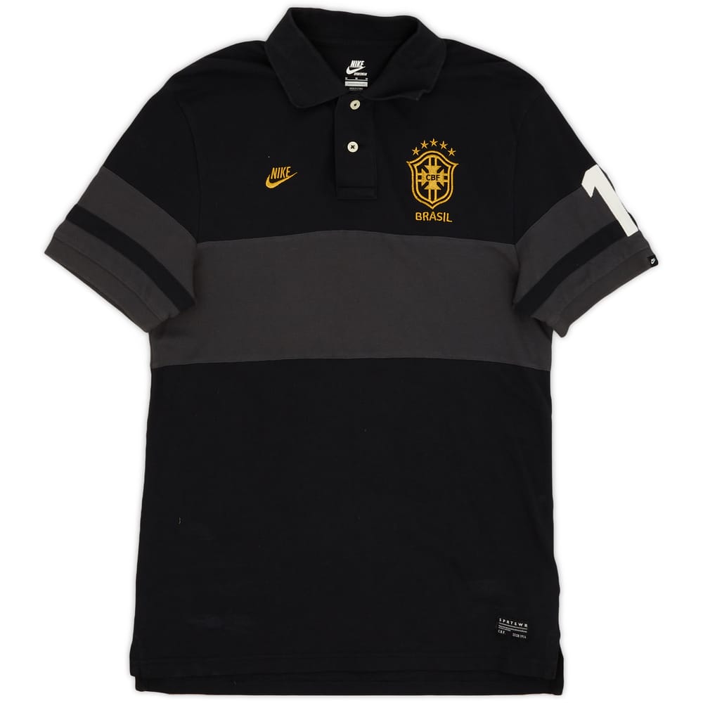 2011-12 Brazil Nike Polo Shirt - 8/10 - (M)