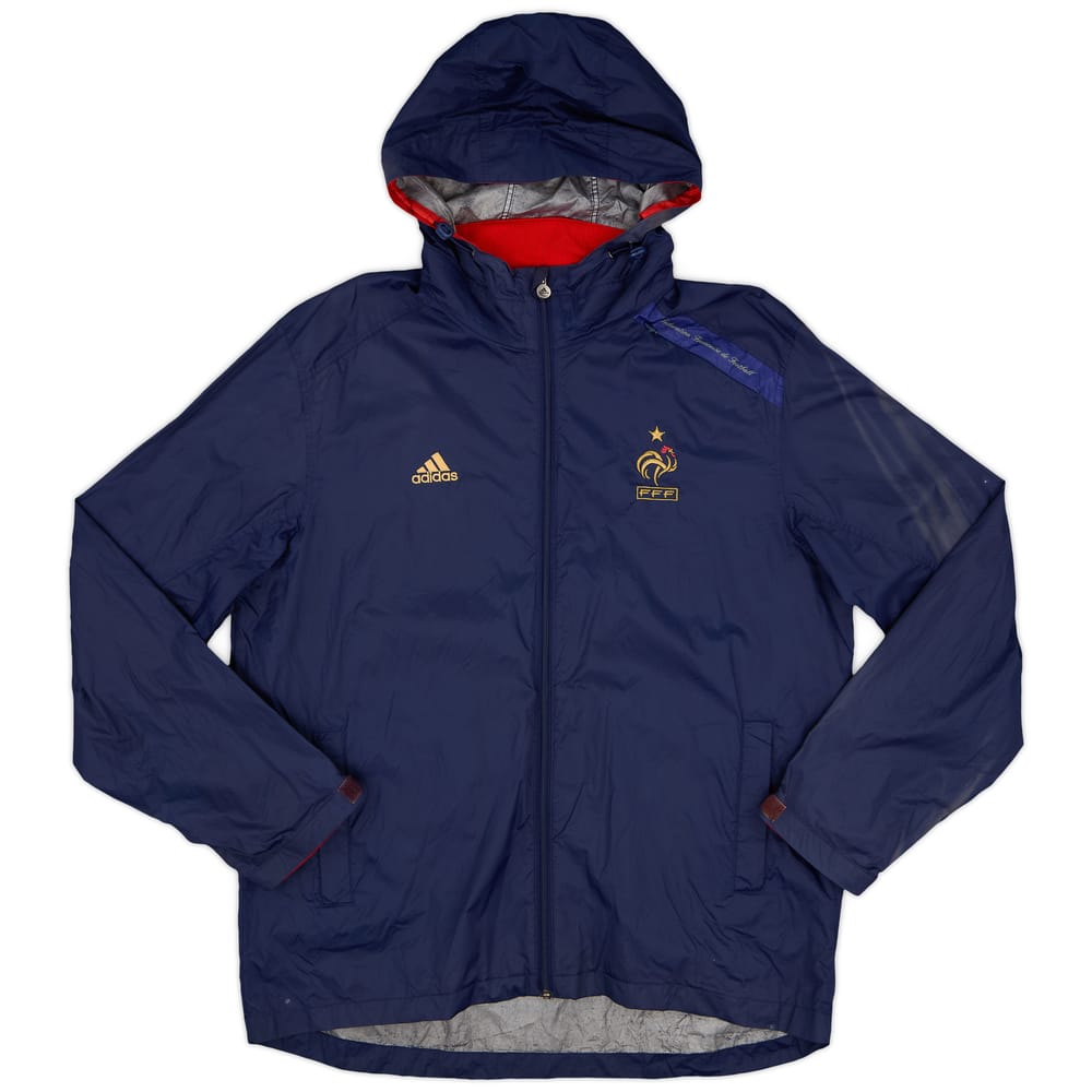 2010-11 France adidas Hooded Rain Jacket - 7/10 - (L)