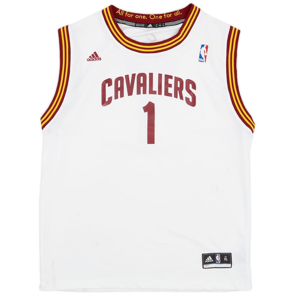 2010-13 Cleveland Cavaliers Gibson #1 adidas Home Jersey - 5/10 - (XL.Boys)