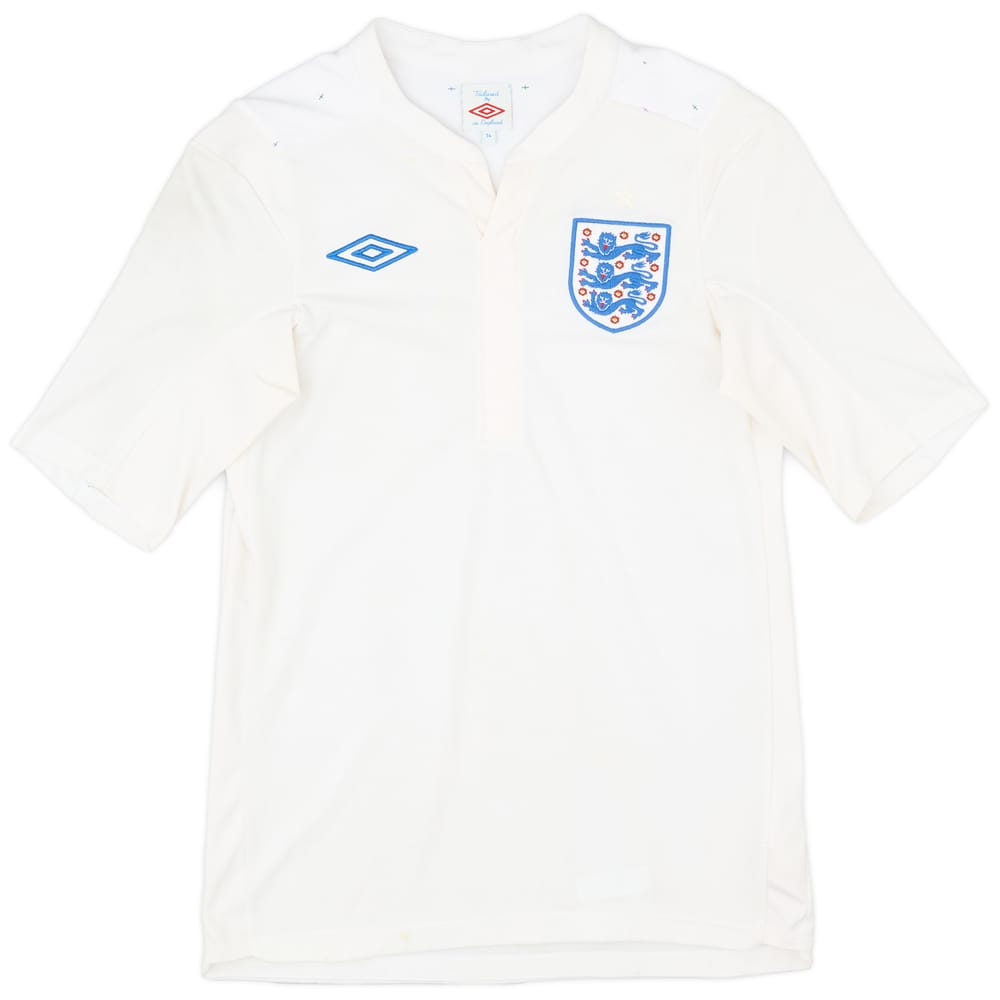 2010-11 England Home Shirt - 8/10 - (XS)