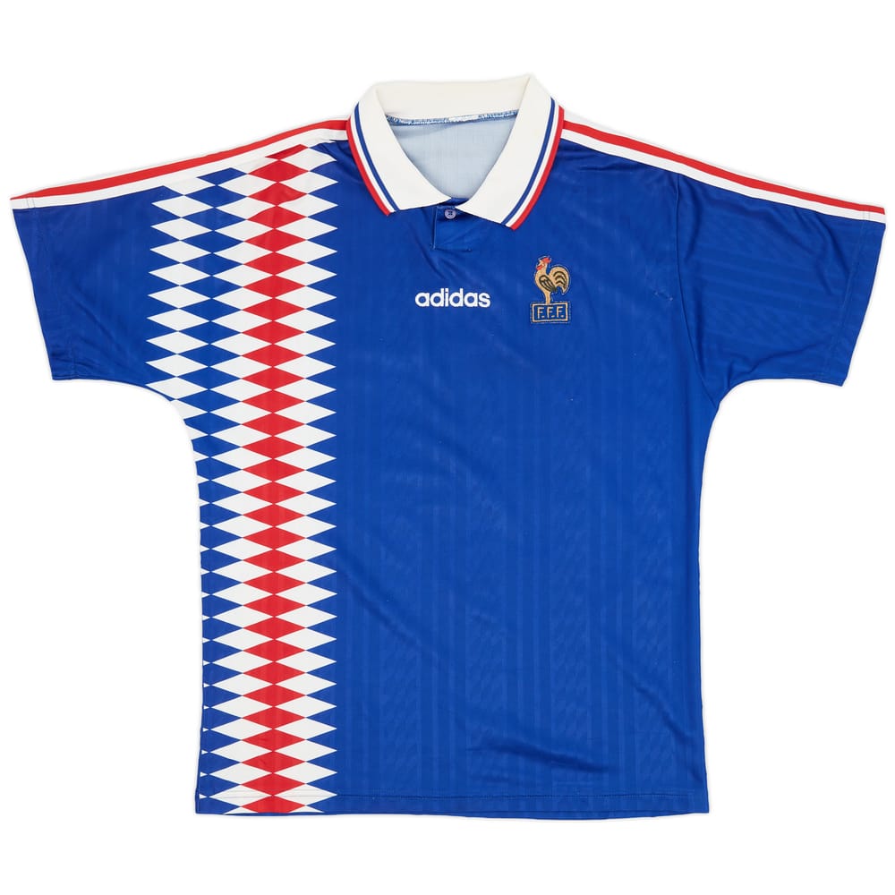 1994-96 France Home Shirt - 9/10 - (L)