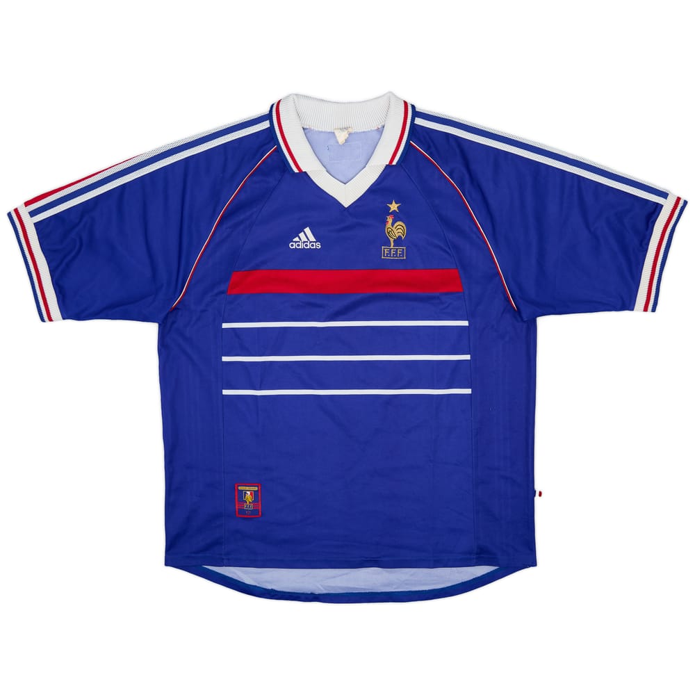 1998-00 France Home Shirt - 8/10 - (XL)