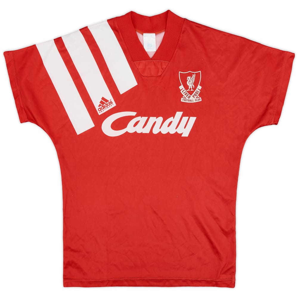 1991-92 Liverpool Home Shirt - 7/10 - (Y)