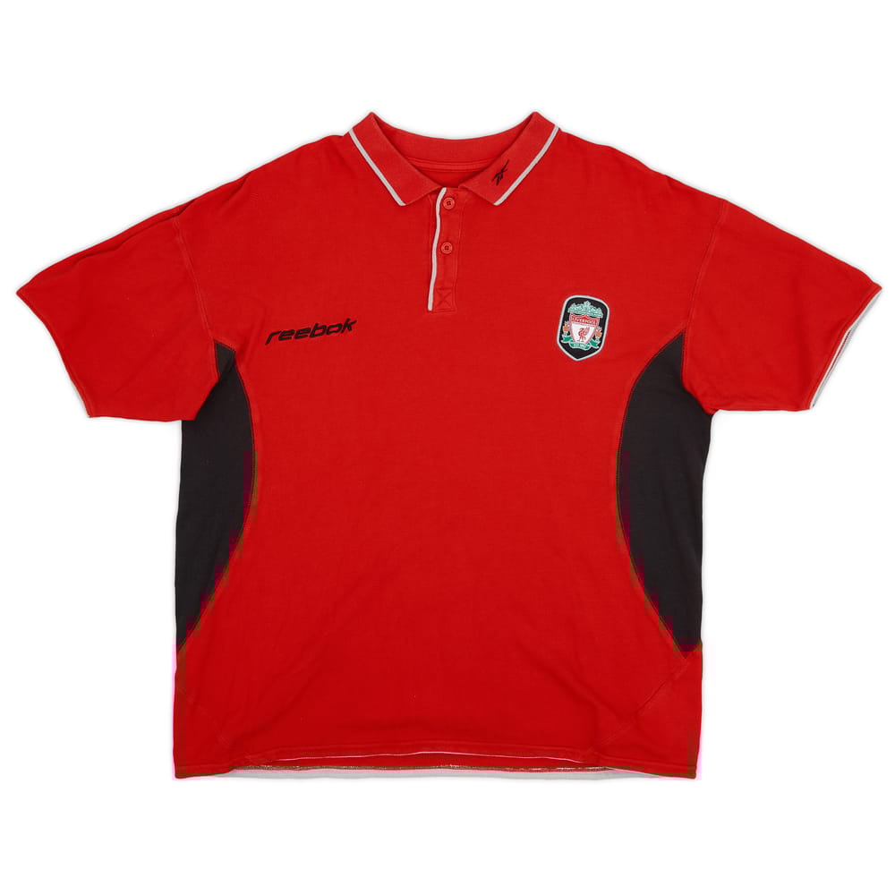 2002-04 Liverpool Reebok Polo Shirt - 9/10 - (XL)