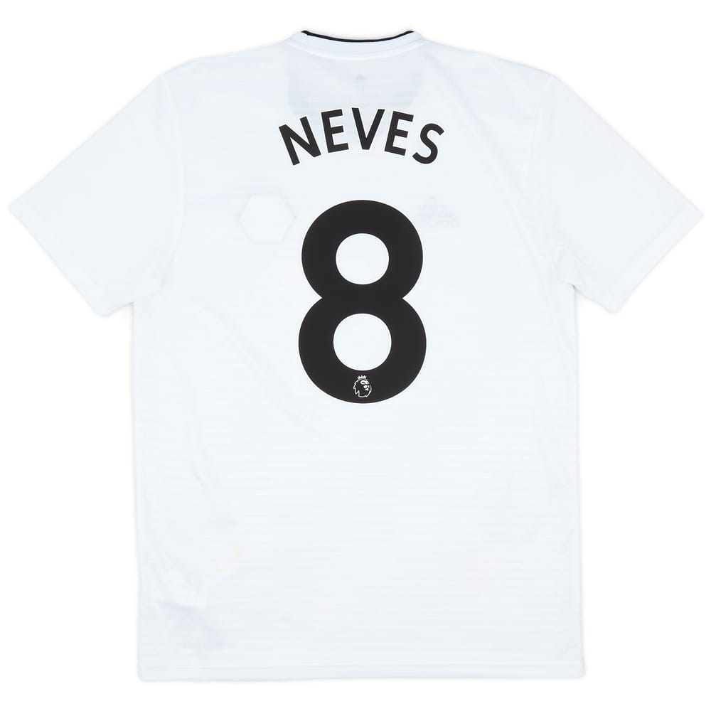 2018-19 Wolves Away Shirt Neves #8 - 8/10 - (M)