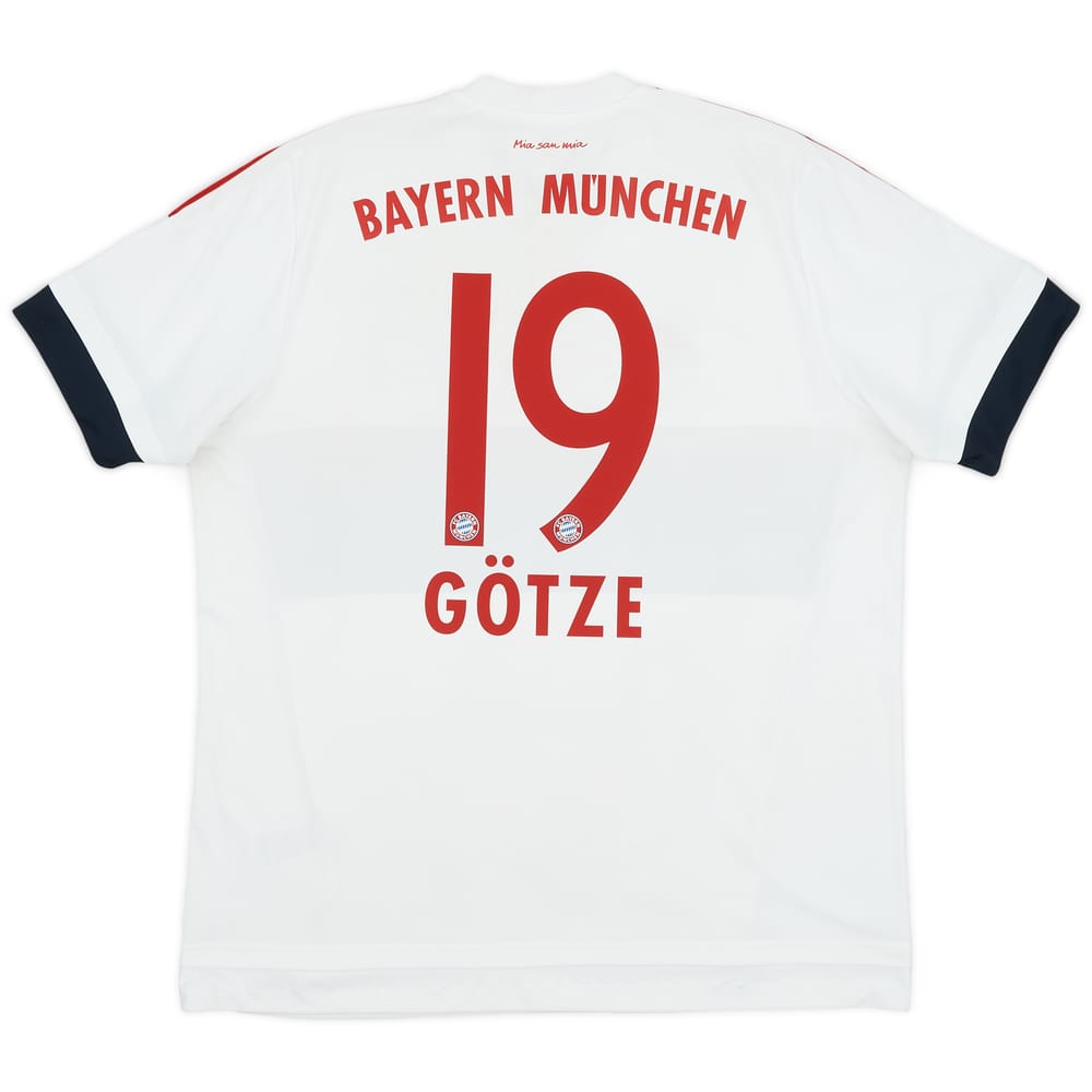 2015-16 Bayern Munich Away Shirt Gotze #19 - 8/10 - (XL)