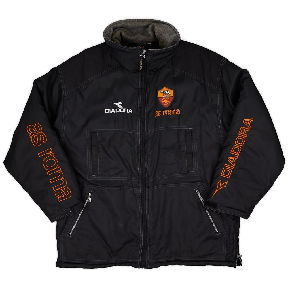 1999-00 Roma Diadora Padded Bench Coat - 8/10 - (S)