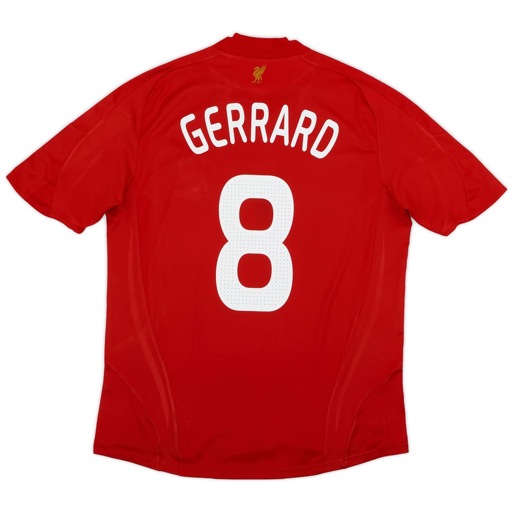 2008-10 Liverpool Home Shirt Gerrard #8 - 5/10 - (L)