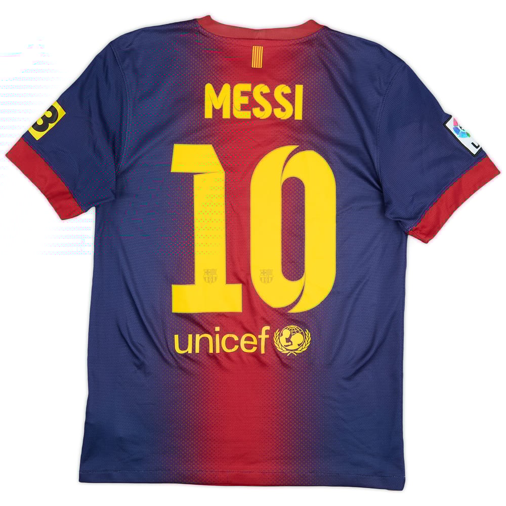 2012-13 Barcelona Home Shirt Messi #10 - 7/10 - (S)