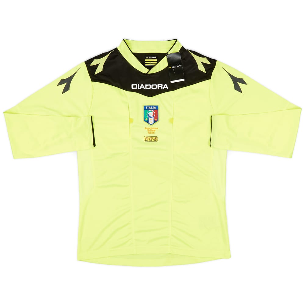 2014-15 Italy Diadora Referee L/S Shirt (S)