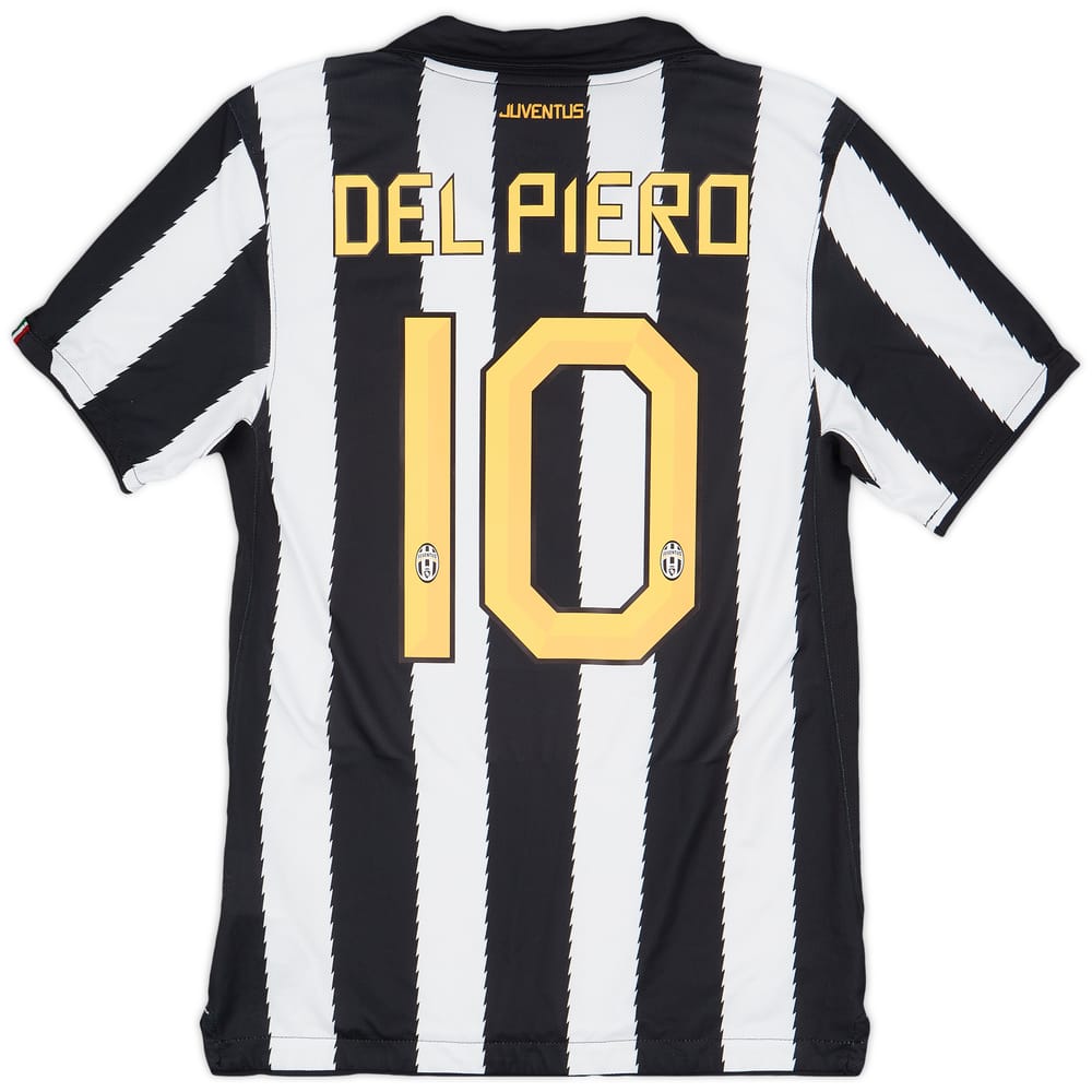 2010-11 Juventus Home Shirt Del Piero #10 - 8/10 - (S)