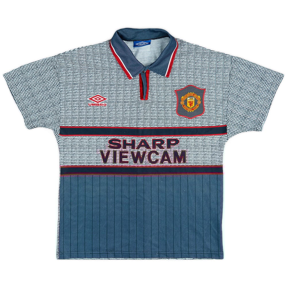 1995-96 Manchester United Away Shirt - 6/10 - (Y)