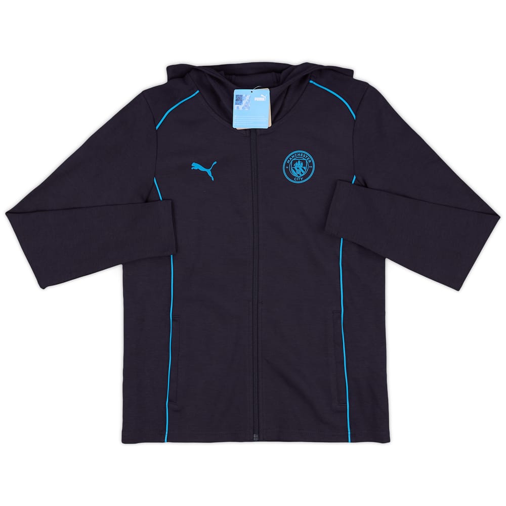 2024-25 Manchester City Puma Hooded Zip Top (S)