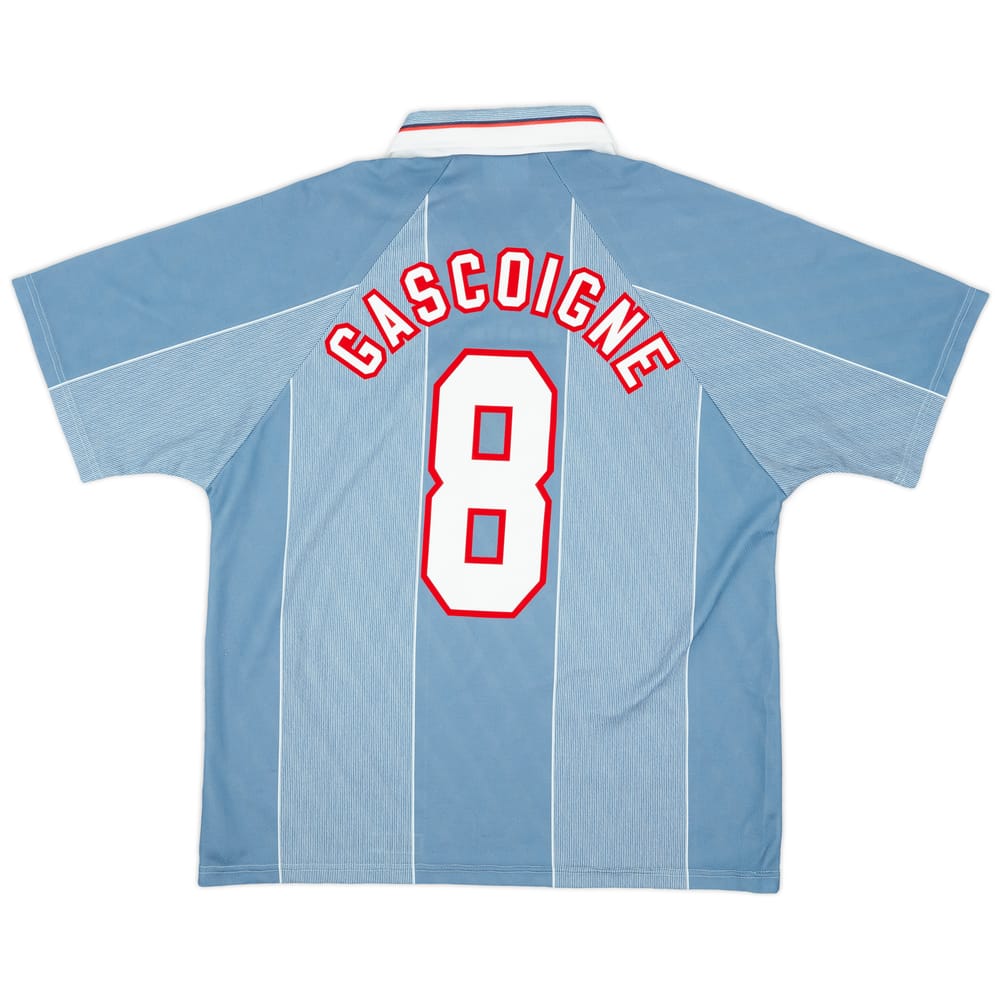 1996-97 England Away Shirt Gascoigne #8 - 8/10 - (XL)