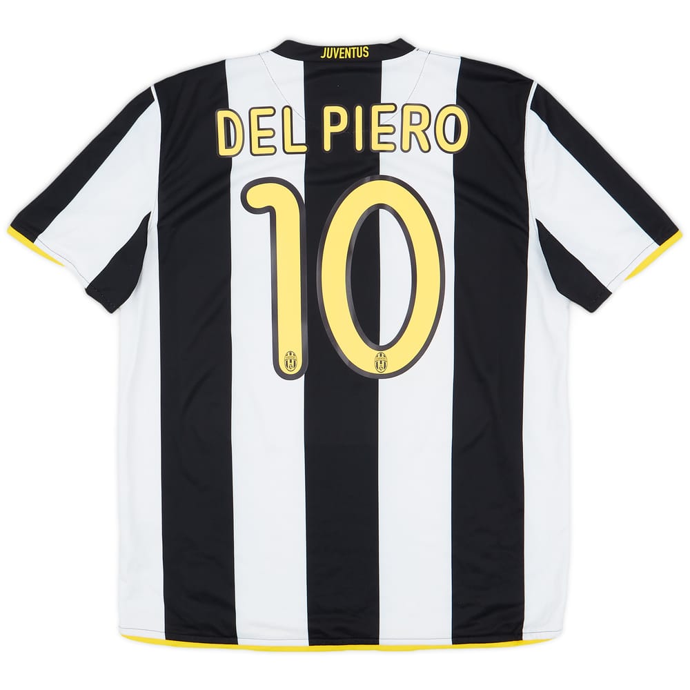 2008-09 Juventus Home Shirt Del Piero #10 - 7/10 - (L)