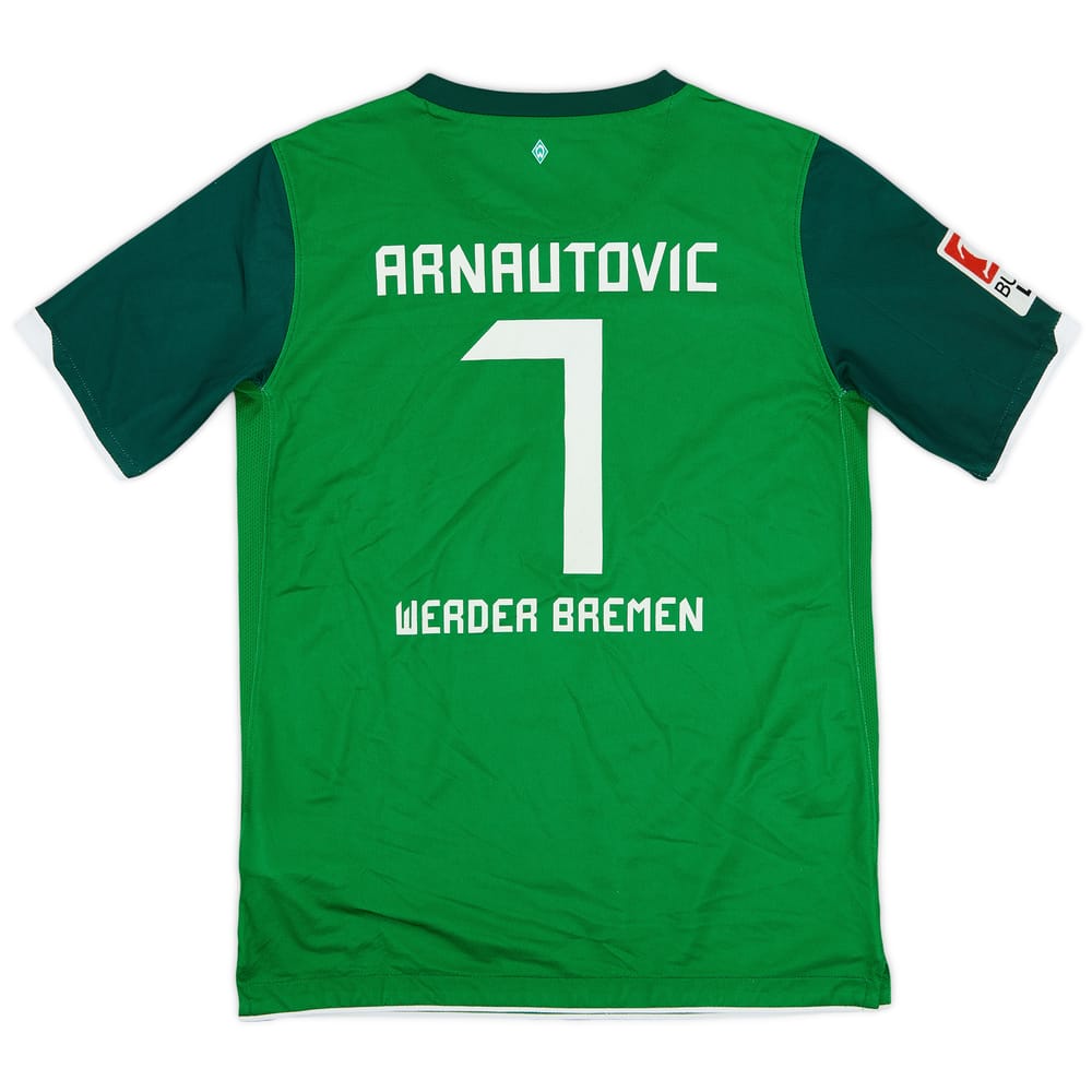 2010-11 Werder Bremen Home Shirt Arnautovic #7 - 7/10 - (XL.Boys)