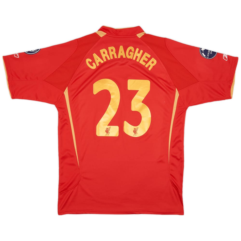 2005-06 Liverpool CL Home Shirt Carragher #23 - 8/10 - (XL)