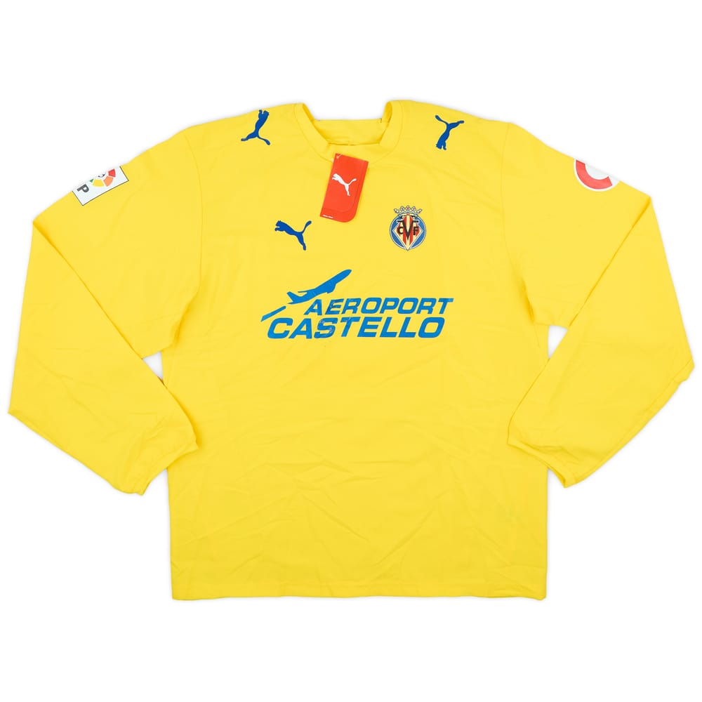 2006-07 Villarreal Home L/S Shirt (L)