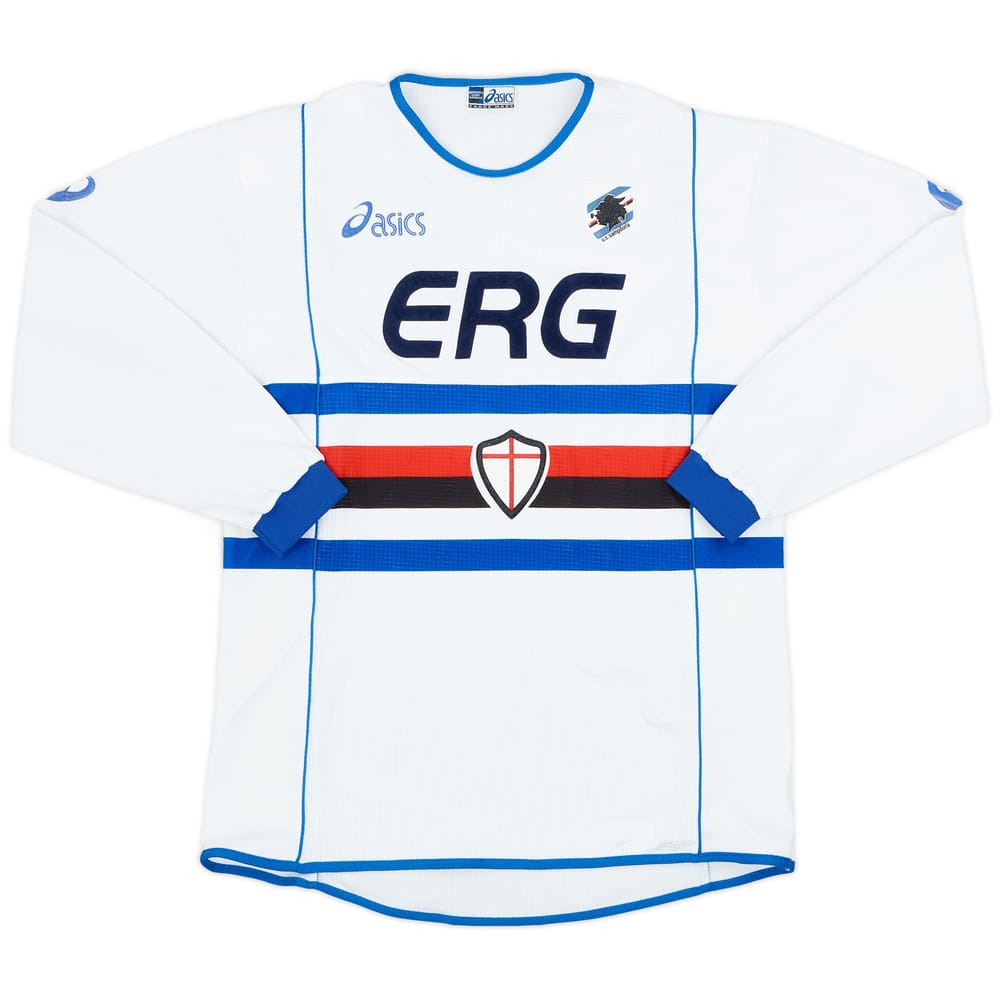 2002-03 Sampdoria Away L/S Shirt - 8/10 - (XL)
