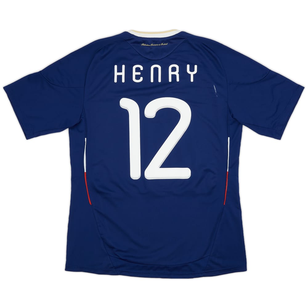 2009-10 France Home Shirt Henry #12 - 7/10 - (L)