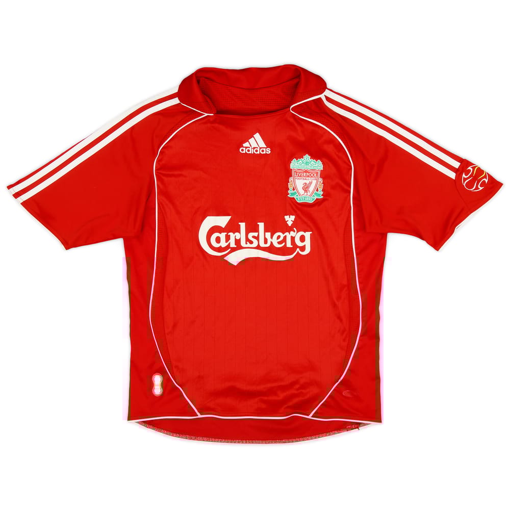 2008-10 Liverpool Home Shirt - 8/10 - (L.Boys)
