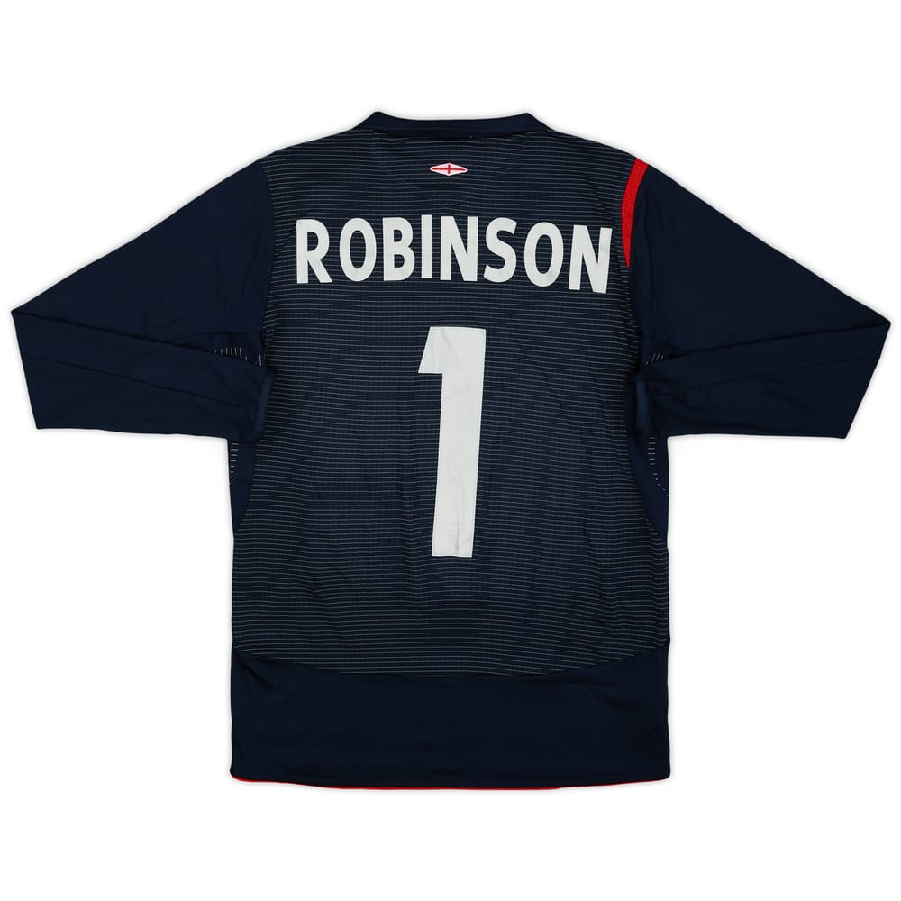 2005-06 England GK Shirt Robinson #1 - 8/10 - (XL.Boys)