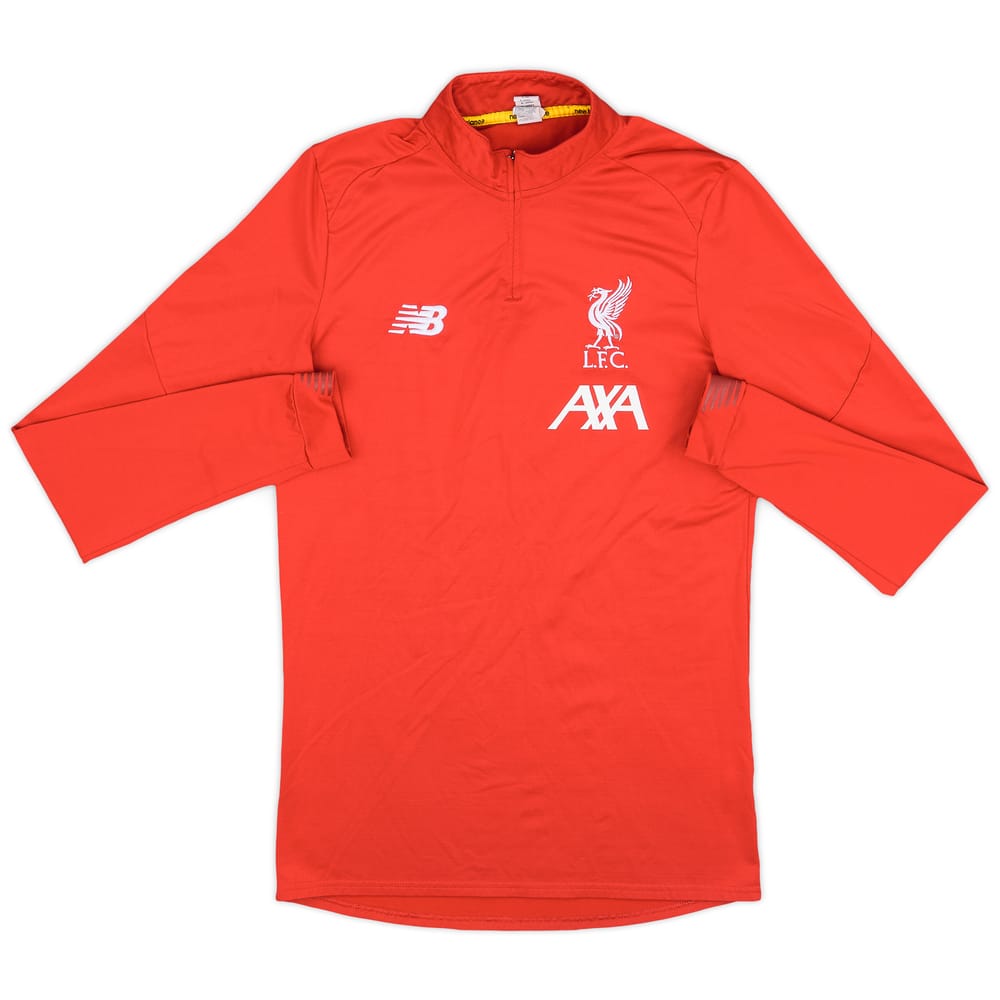 2019-20 Liverpool New Balance 1/4 Zip Training Top - 8/10 - (S)