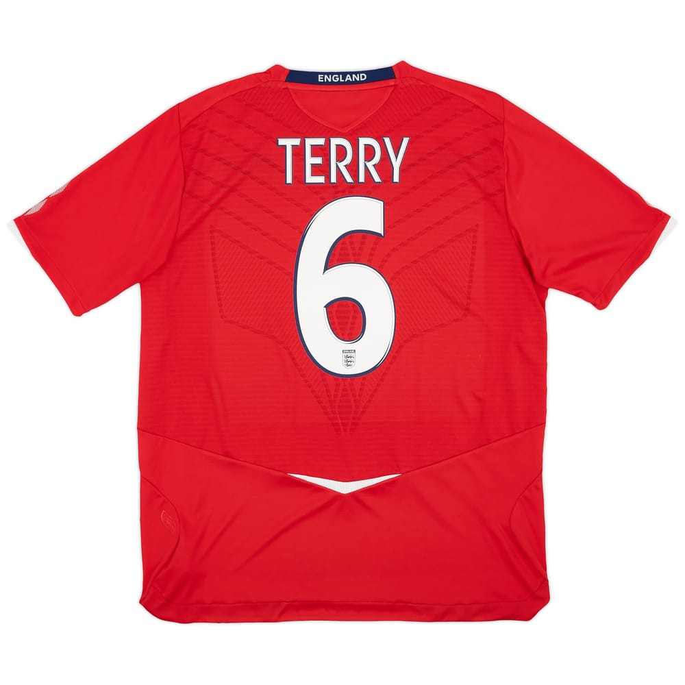 2008-10 England Away Shirt Terry #6 - 7/10 - (XL)