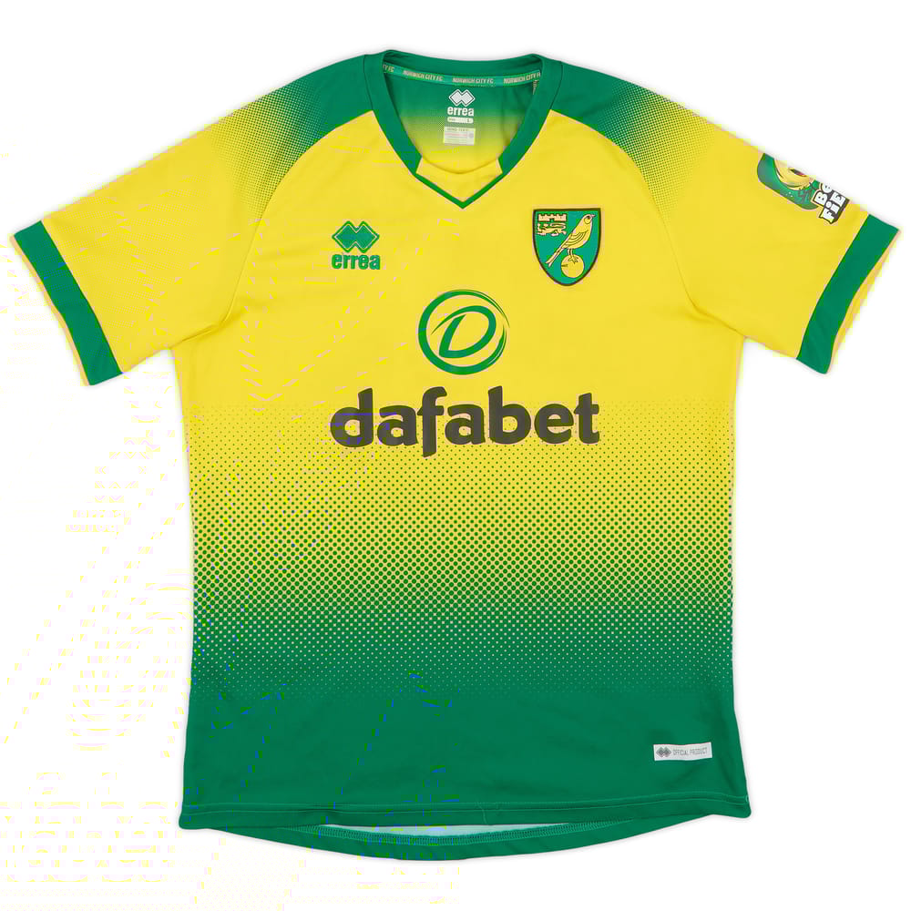 2019-20 Norwich Home Shirt - 8/10 - (L)