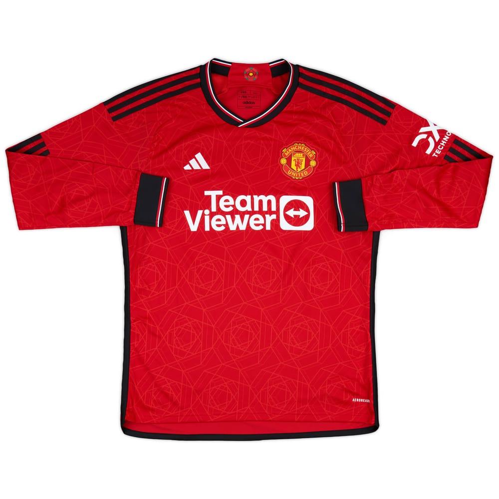 2023-24 Manchester United Home L/S Shirt