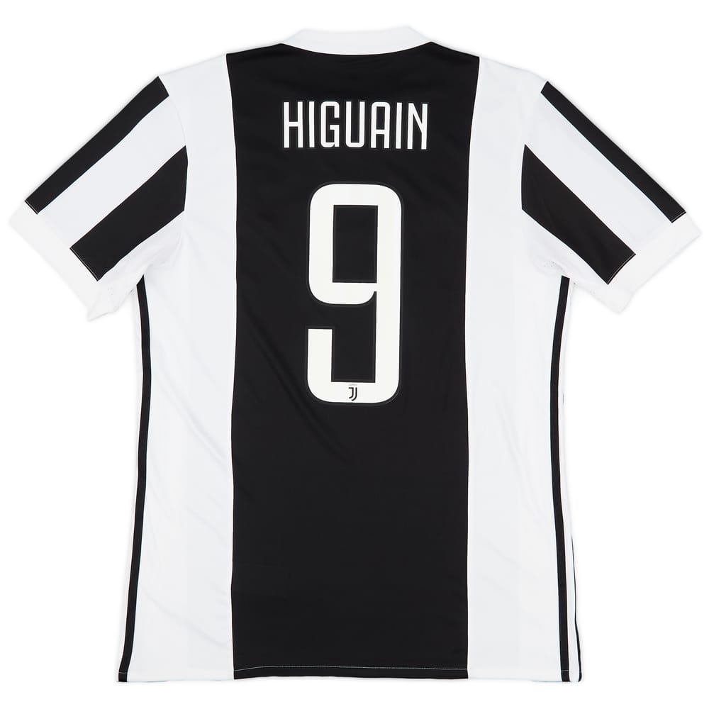 2017-18 Juventus Home Shirt Higuain #9 - 10/10 - (M)