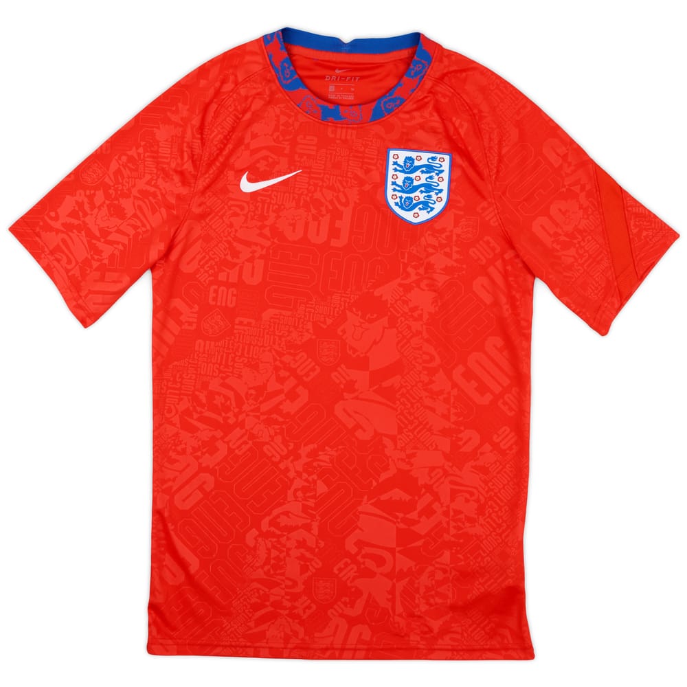 2020-21 England Nike Training Shirt - 9/10 - (S)
