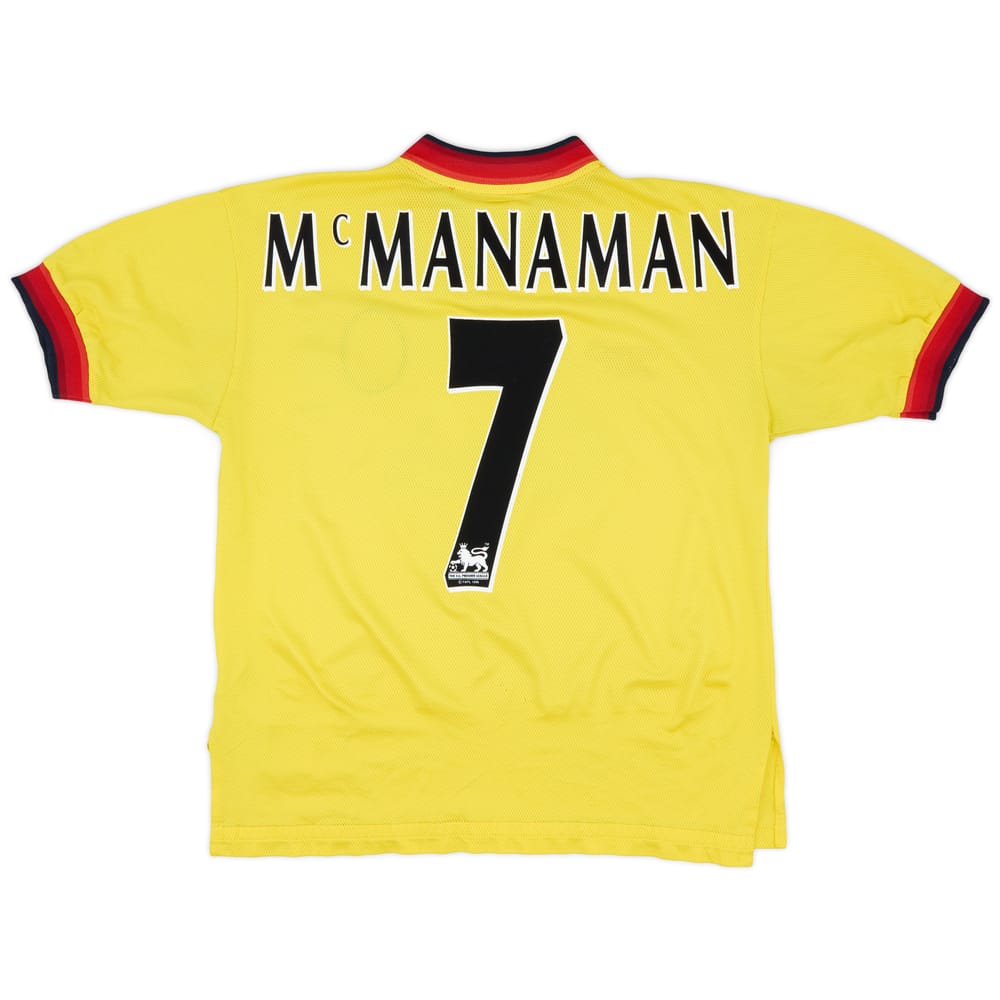 1997-99 Liverpool Away Shirt McManaman #7 - 8/10 - (M)