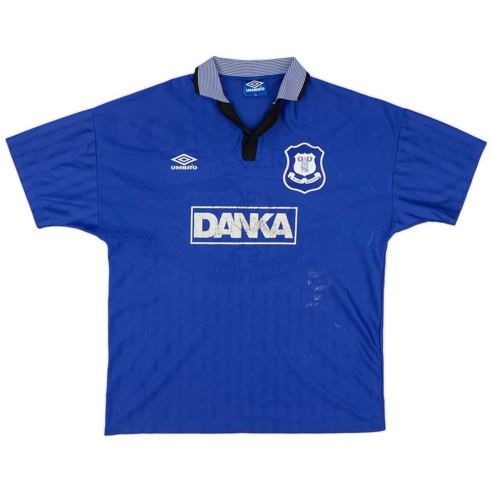 1995-97 Everton Home Shirt - 5/10 - (XL)
