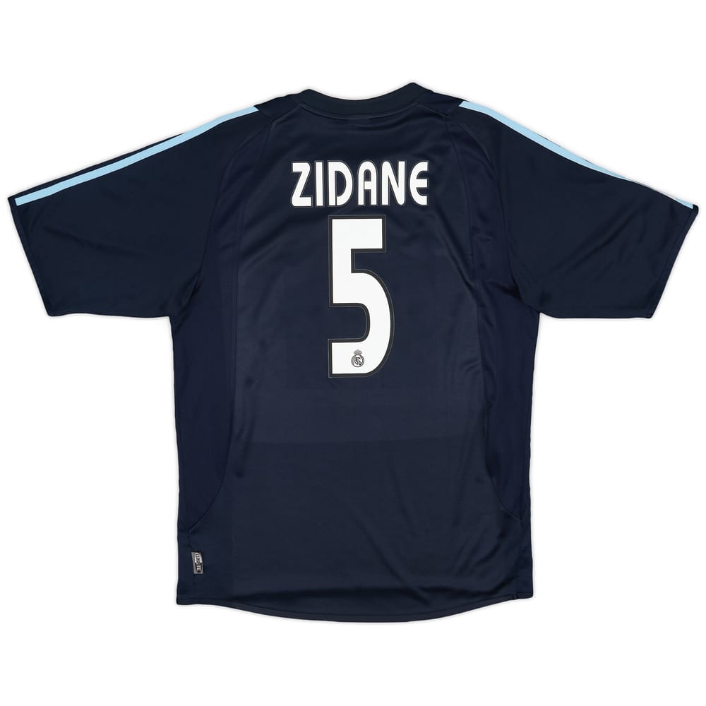 2003-04 Real Madrid Away Shirt Zidane #5 - 8/10 - (M)