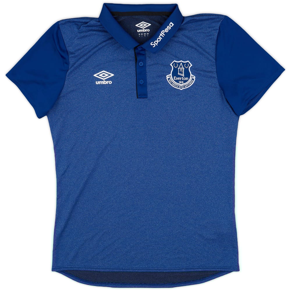 2018-19 Everton Umbro Polo Shirt - 9/10 - (L)