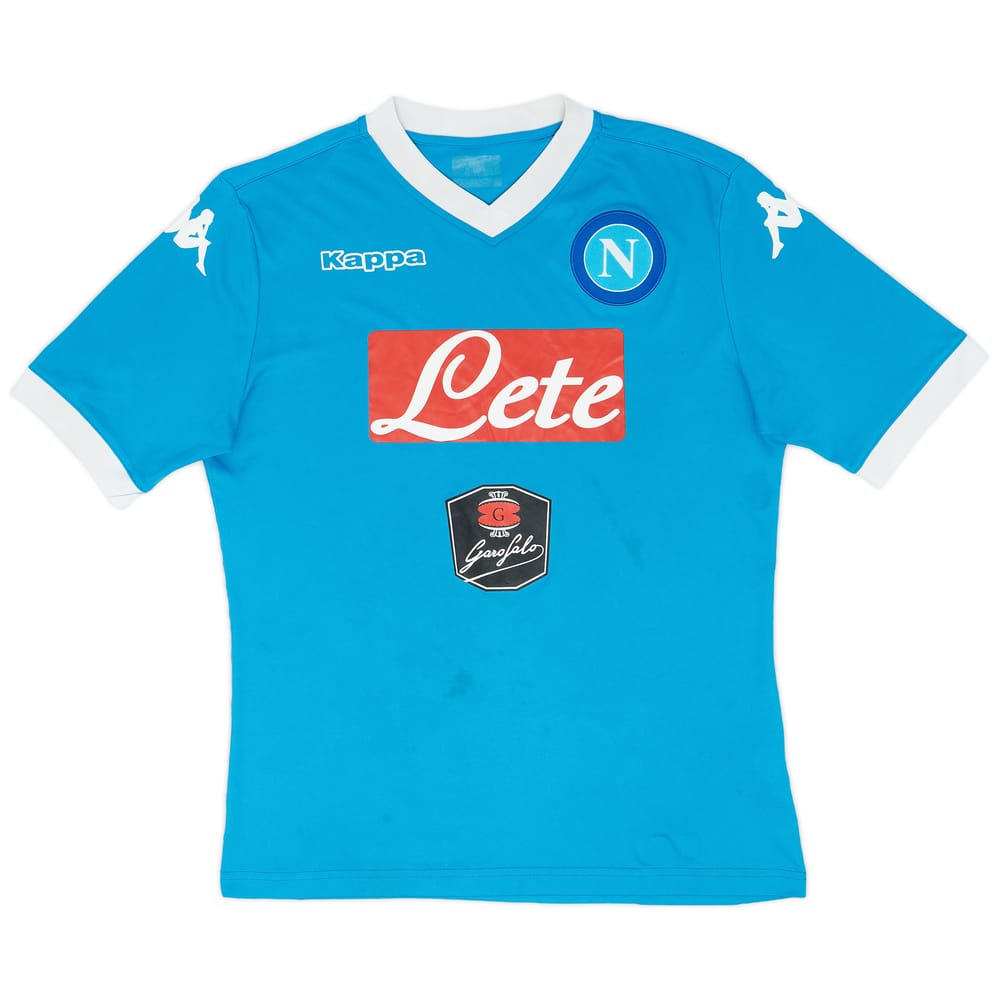 2015-16 Napoli Basic Home Shirt - 6/10 - (L)
