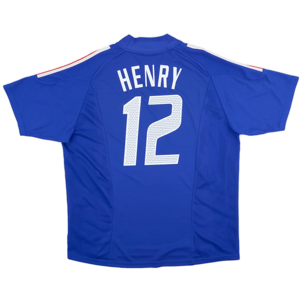 2002-04 France Home Shirt Henry #12 - 5/10 - (XL)