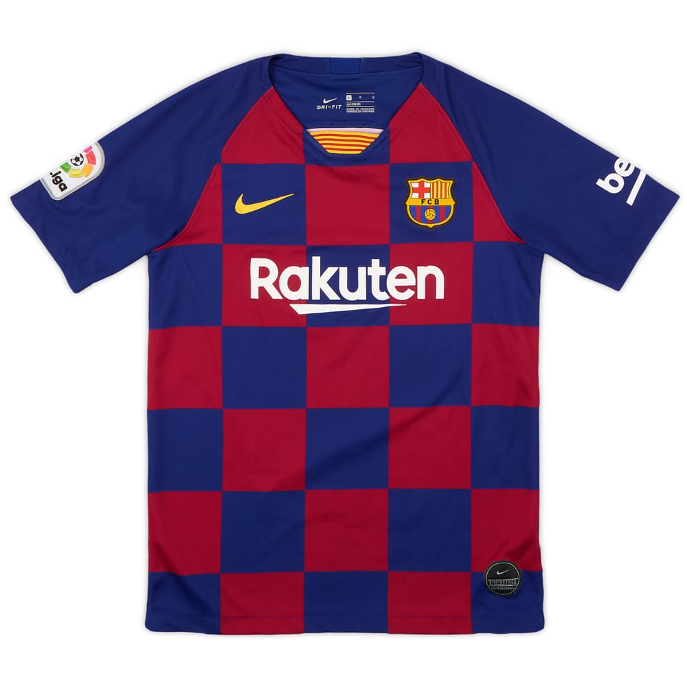 2019-20 Barcelona Home Shirt - 10/10 - (L.Boys)