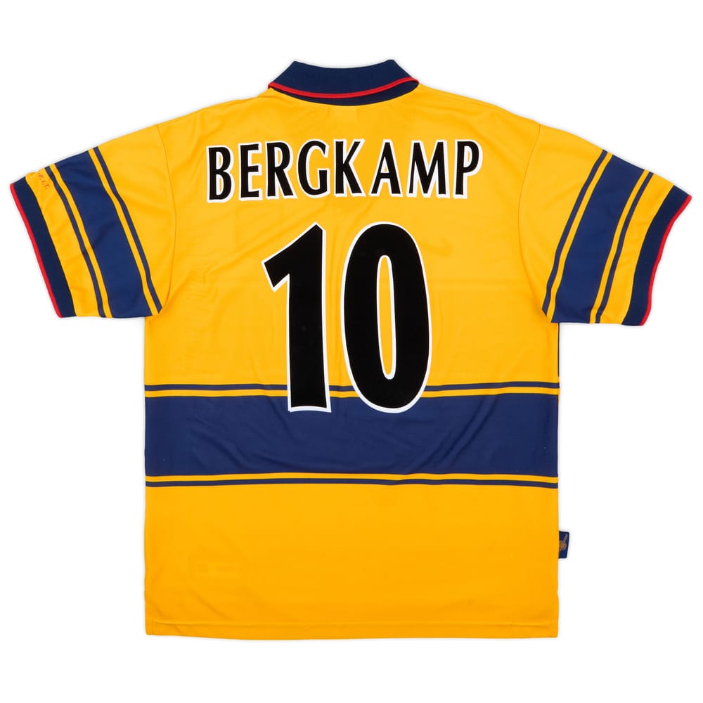 1997-99 Arsenal Away Shirt Bergkamp #10 - 7/10 - (M)