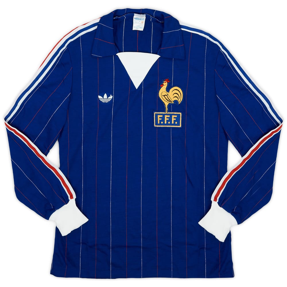 1980-82 France Home L/S Shirt - 8/10 - (S)