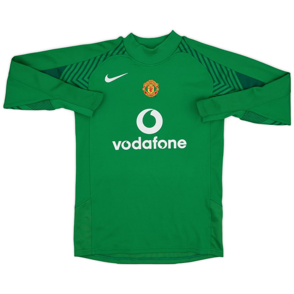 2005-06 Manchester United GK Shirt - 9/10 - (M.Boys)